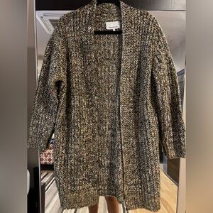 Anthropologie Multicolor Metallic Cardigan